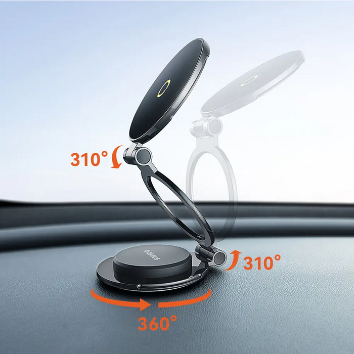Baseus BS-CW06 MagPro II Phone Holder with MagSafe for Dashboard - Black - Cell phone holders<<<HurtelXML