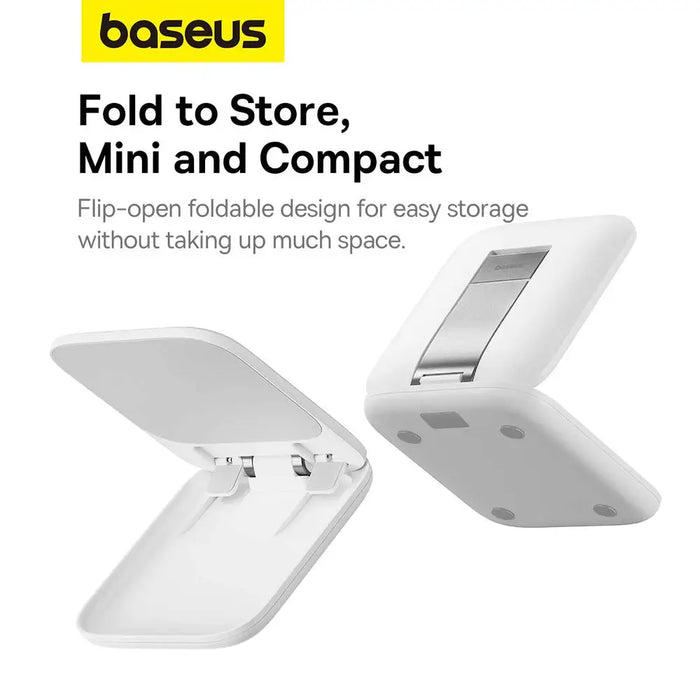 Baseus BS-HP009 Seashell Series foldable tablet stand - white - Stands and tables for laptops<<<HurtelXML