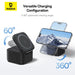 Baseus BS-W531 MagSafe / Qi USB-C 20W 2-in-1 Wireless Charger - Black - Cell phone USB charger<<<HurtelXML
