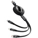 Baseus Cable Bright Mirror 3in1 - Кабели<<<Кабели и адаптери<<<Аксесоари<<<MediaTrade