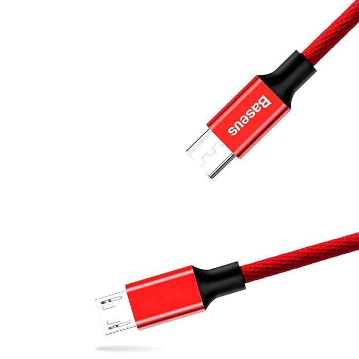BASEUS Cable USB/Micro USB 1.5m Red - Кабели<<<Кабели и адаптери<<<Аксесоари<<<MediaTrade