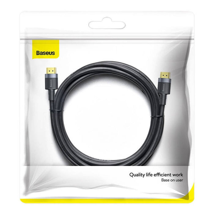 Baseus Cafule 4KHDMI Male To 4KHDMI Male Adapter Cable 2m Black - Video cables<<<Cables<<<IT