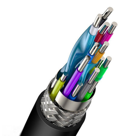 Baseus Cafule 4KHDMI Male To 4KHDMI Male Adapter Cable 2m Black - Video cables<<<Cables<<<IT