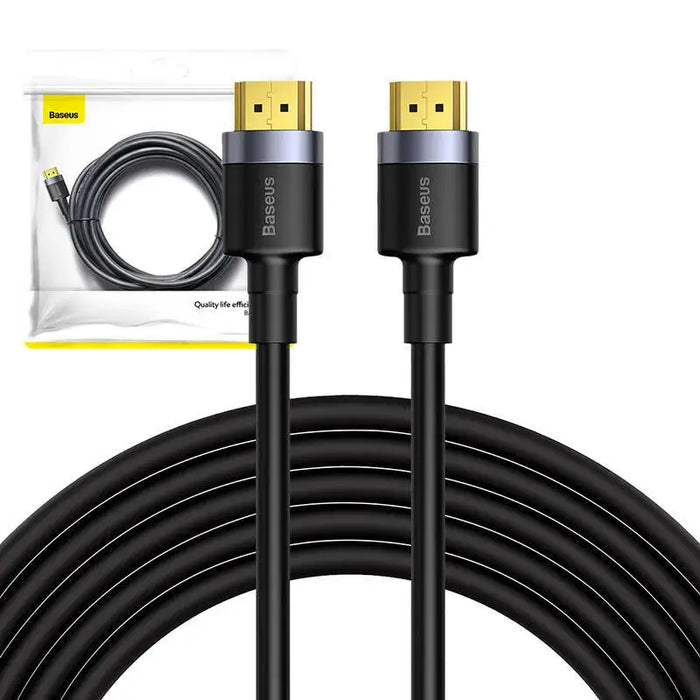Baseus Cafule 4KHDMI Male To 4KHDMI Male Adapter Cable 5m Black - Video cables<<<Cables<<<IT