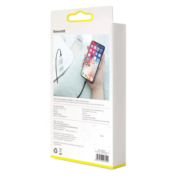 Baseus Cafule Cable Type-C to iP PD 18W 1m Red + Black - USB-C to Lightning<<<USB cables<<<GSM Accessories<<<InnproXML