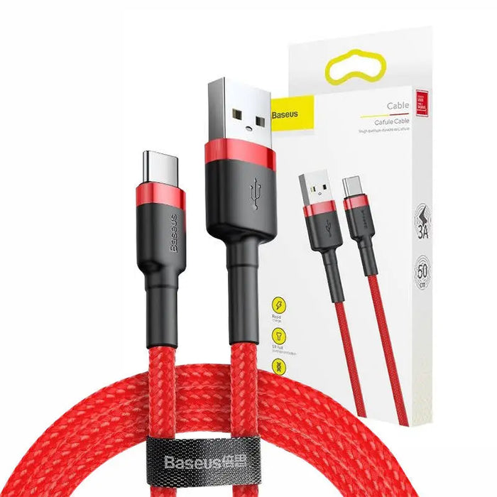 Baseus Cafule cable USB-C 2A 2m (Red) - USB to USB-C<<<USB cables<<<GSM Accessories<<<InnproXML&&&Cell phone