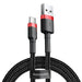 Baseus Cafule cable USB-C 3A 1m (Red + Black) - USB to USB-C<<<USB cables<<<GSM Accessories<<<InnproXML&&&Cell phone