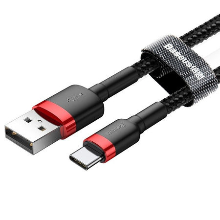 Baseus Cafule cable USB-C 3A 1m (Red + Black) - USB to USB-C<<<USB cables<<<GSM Accessories<<<InnproXML&&&Cell phone