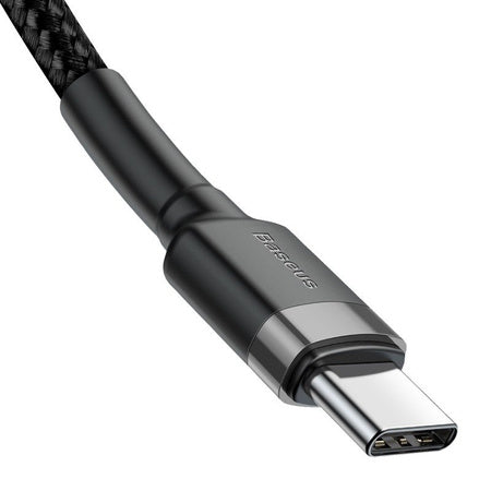 Baseus Cafule Cable USB-C PD 2.0 QC 3.0 60W 1m (Black + Gray) - USB-C to USB-C<<<USB cables<<<GSM