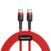 Baseus Cafule Cable USB-C PD 2.0 QC 3.0 60W 1m (Red) - USB-C to USB-C<<<USB cables<<<GSM Accessories<<<InnproXML&&&Cell