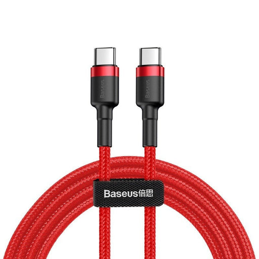Baseus Cafule Cable USB-C PD 2.0 QC 3.0 60W 1m (Red) - USB-C to USB-C<<<USB cables<<<GSM Accessories<<<InnproXML&&&Cell