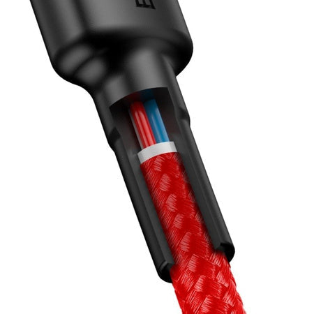 Baseus Cafule Cable USB-C PD 2.0 QC 3.0 60W 1m (Red) - USB-C to USB-C<<<USB cables<<<GSM Accessories<<<InnproXML&&&Cell