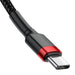 Baseus Cafule Cable USB-C PD 2.0 QC 3.0 60W 2m (Black + Red) - USB-C to USB-C<<<USB cables<<<GSM
