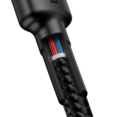 Baseus Cafule Cable USB-C PD 2.0 QC 3.0 60W 2m (Black + Red) - USB-C to USB-C<<<USB cables<<<GSM