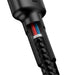 Baseus Cafule Cable USB-C PD 2.0 QC 3.0 60W 2m (Black + Red) - USB-C to USB-C<<<USB cables<<<GSM
