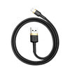 Baseus Cafule Cable USB Lightning 1.5 A 2m (Gold + Black) - USB to Lightning<<<USB cables<<<GSM
