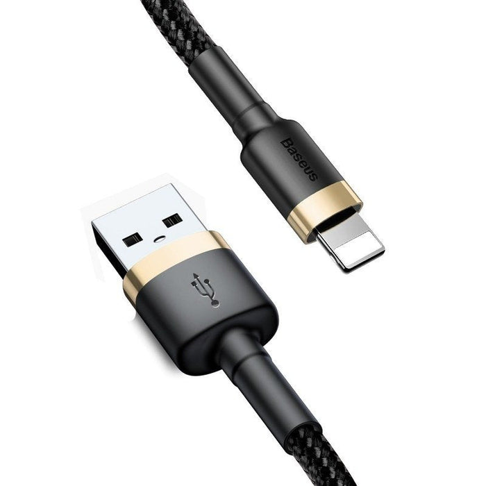 Baseus Cafule Cable USB Lightning 1.5 A 2m (Gold + Black) - USB to Lightning<<<USB cables<<<GSM