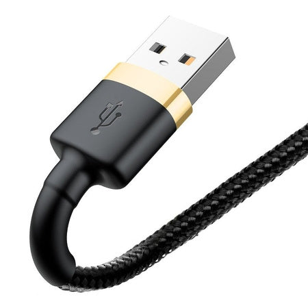 Baseus Cafule Cable USB Lightning 1.5 A 2m (Gold + Black) - USB to Lightning<<<USB cables<<<GSM