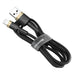 Baseus Cafule Cable USB Lightning 2A 3m (Gold + Black) - USB to Lightning<<<USB cables<<<GSM