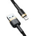 Baseus Cafule Cable USB Lightning 2A 3m (Gold + Black) - USB to Lightning<<<USB cables<<<GSM