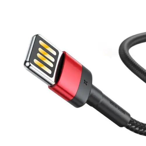 Baseus Cafule Double-sided USB Lightning Cable 2,4A 1m (Black + Red) - USB to Lightning<<<USB cables<<<GSM