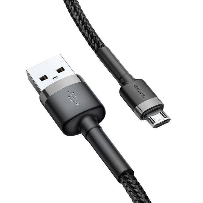 Baseus Cafule Micro USB cable 1.5A 2m (Gray + Black) - USB to Micro USB<<<USB cables<<<GSM