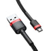 Baseus Cafule Micro USB cable 1.5A 2m (Red + Black) - USB to Micro USB<<<USB cables<<<GSM