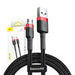 Baseus Cafule Micro USB cable 1.5A 2m (Red + Black) - USB to Micro USB<<<USB cables<<<GSM