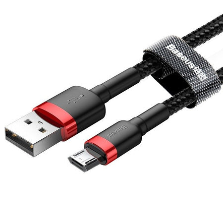 Baseus Cafule Micro USB cable 1.5A 2m (Red + Black) - USB to Micro USB<<<USB cables<<<GSM