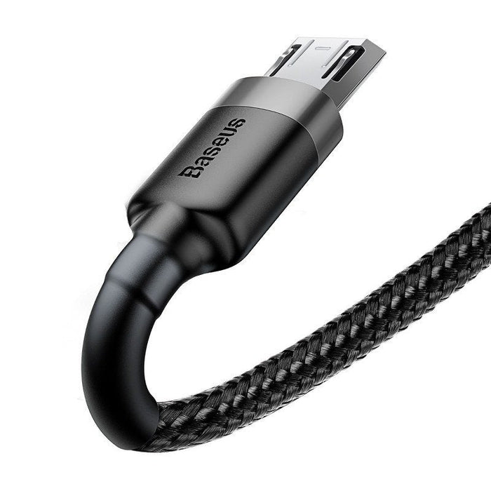 Baseus Cafule Micro USB cable 2.4A 0,5m (gray + black) - USB to Micro USB<<<USB cables<<<GSM