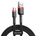 Baseus Cafule Micro USB cable 2.4A 1m (Red+ Black) - USB to Micro USB<<<USB cables<<<GSM Accessories<<<InnproXML&&&Cell