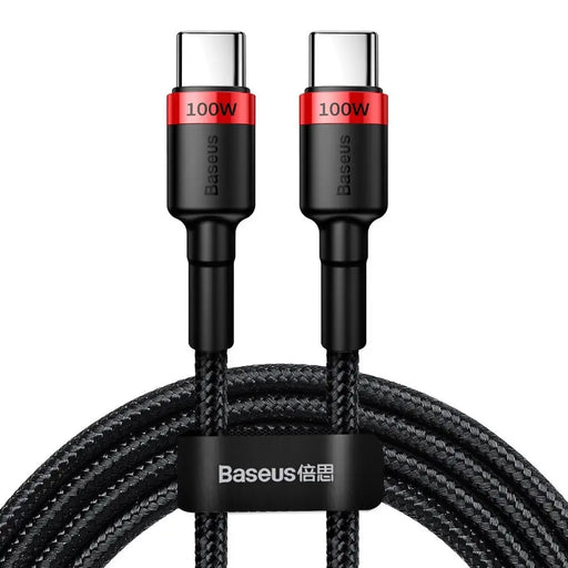 Baseus Cafule PD2.0 100W flash charging USB For Type-C cable (20V 5A)2m Red + Black - USB-C to USB-C<<<USB cables<<<GSM