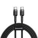 Baseus Cafule PD2.0 60W flash charging USB For Type-C cable (20V 3A) 2m Gray + Black - USB-C to USB-C<<<USB