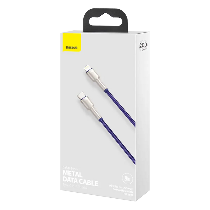 Baseus Cafule Series USB-C cable for Lightning 20W 2m (purple) - USB-C to Lightning<<<USB cables<<<GSM