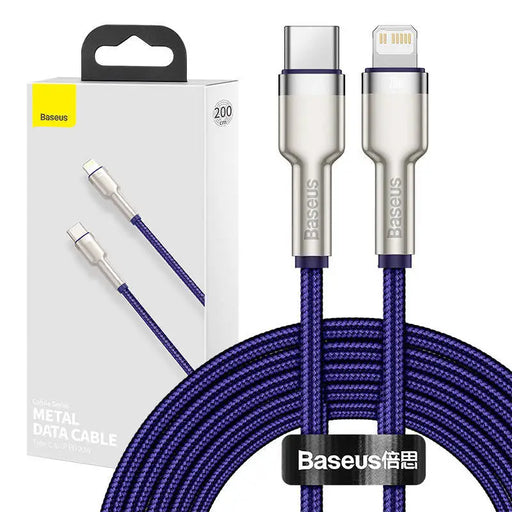 Baseus Cafule Series USB-C cable for Lightning 20W 2m (purple) - USB-C to Lightning<<<USB cables<<<GSM