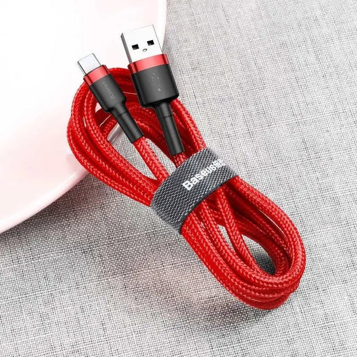 Baseus Cafule USB-C Cable 2A 3m (Red) - USB to USB-C<<<USB cables<<<GSM Accessories<<<InnproXML&&&Cell phone