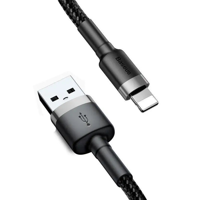 Baseus Cafule USB Lightning Cable 2A 3m (Black + Gray) - USB to Lightning<<<USB cables<<<GSM