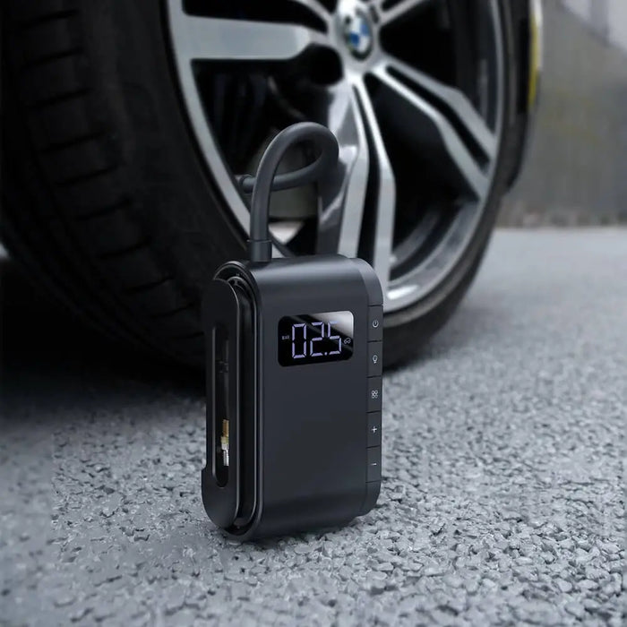 Baseus Car Tire Compressor 4000 mAh Battery Black - Компресори<<<Автомобилни аксесоари<<<Аксесоари<<<MediaTrade