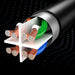 Baseus Cat 6 UTP Ethernet RJ45 Cable Flat 0,5m black - Network cables<<<Cables<<<IT Accessories<<<InnproXML&&&Kable