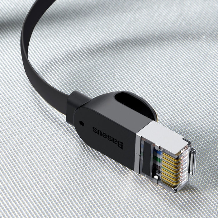 Baseus Cat 6 UTP Ethernet RJ45 Cable Flat 1m black - Network cables<<<Cables<<<IT Accessories<<<InnproXML&&&Network
