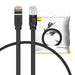 Baseus Cat 6 UTP Ethernet RJ45 Cable Flat 1m black - Network cables<<<Cables<<<IT Accessories<<<InnproXML&&&Network