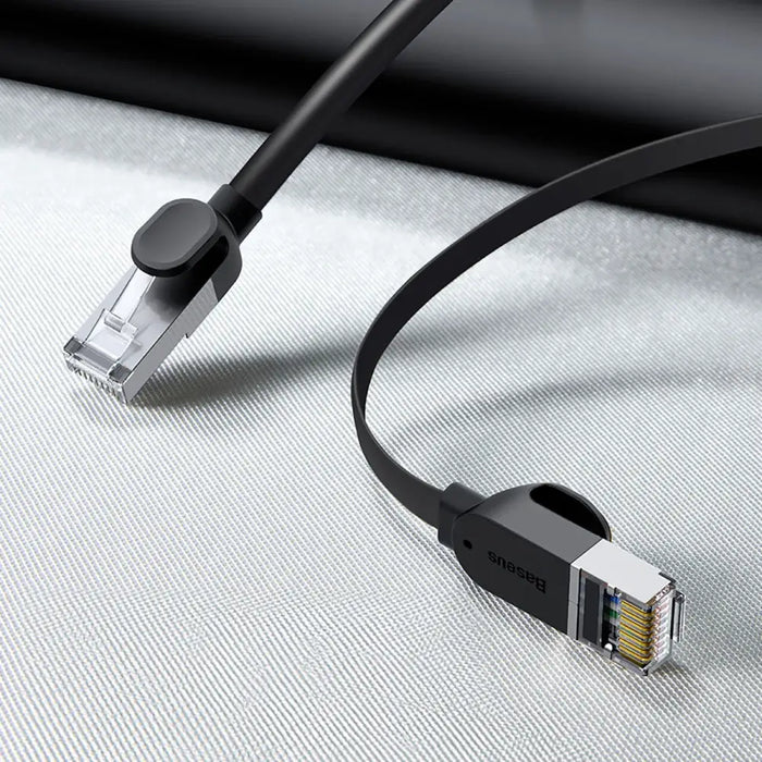 Baseus Cat 6 UTP Ethernet RJ45 Cable Flat 8 m black - Network cables<<<Cables<<<IT Accessories<<<InnproXML&&&Kable