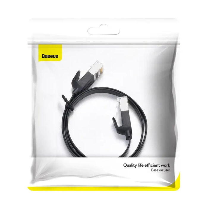 Baseus Cat 6 UTP Ethernet RJ45 Cable Flat 8 m black - Network cables<<<Cables<<<IT Accessories<<<InnproXML&&&Kable