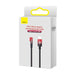 Baseus CAVP000220 angled Lightning - USB-C PD cable 20W 480Mb/s 1m - red - Cell phone cables<<<HurtelXML
