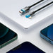 Baseus CAVP000220 angled Lightning - USB-C PD cable 20W 480Mb/s 1m - red - Cell phone cables<<<HurtelXML