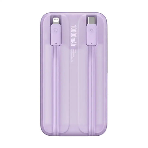 Baseus Comet Series powerbank with display 10000mAh 22.5W - purple + USB-A / USB-C cable - Powerbanks<<<HurtelXML