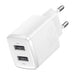 Baseus Compact Quick Charger 2x USB 10.5W (white) - mains chargers<<<Chargers<<<GSM Accessories<<<InnproXML&&&Cell