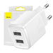 Baseus Compact Quick Charger 2x USB 10.5W (white) - mains chargers<<<Chargers<<<GSM Accessories<<<InnproXML&&&Cell
