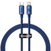Baseus Crystal cable USB-C to Lightning 20W 1.2m (blue) - USB-C to Lightning<<<USB cables<<<GSM