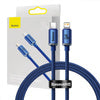 Baseus Crystal cable USB-C to Lightning 20W 1.2m (blue) - USB-C to Lightning<<<USB cables<<<GSM
